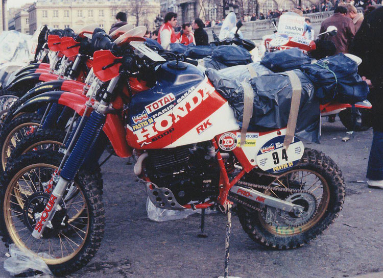 Publicité Moto de 1984 PUB HONDA XL 600 L XL600 XL600L Grand Mono du Dakar Ad 