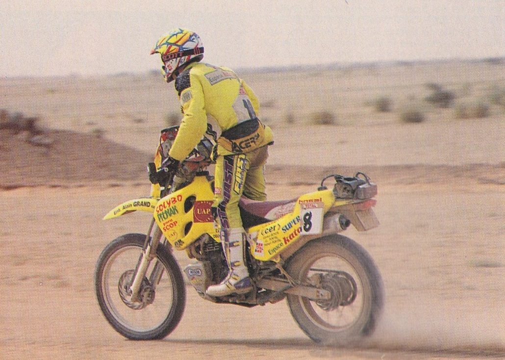 Sireyjol 6th place at the Dakar 1995