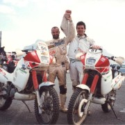 Massimo Montebelli e Fabrizio Meoni Dakar 1992