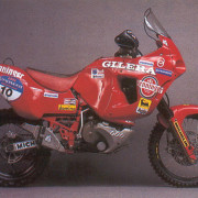 La Gilera RC 660 del 1991 con cui concluse al 7° posto nell'assoluta